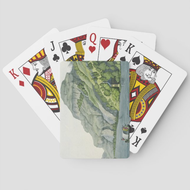 Chapel of William Tell, from 'Customs of the Vario Playing Cards (Back)