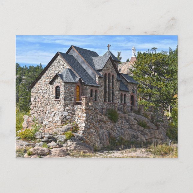 Chapel on the Rock, Allenspark, Colorado Postcard (Front)