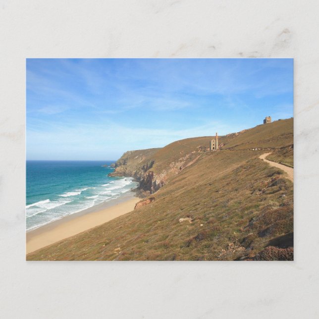 Chapel Porth at St.Agnes Postcard (Front)