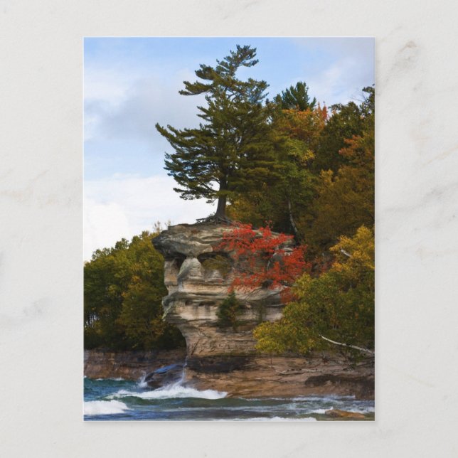 Chapel Rock In Autumn Postcard (Front)