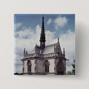 Chapelle Saint-Hubert of the Chateau Amboise 15 Cm Square Badge