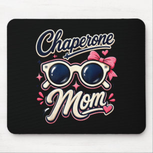 Chaperone mum retro sunglasses school even mouse pad