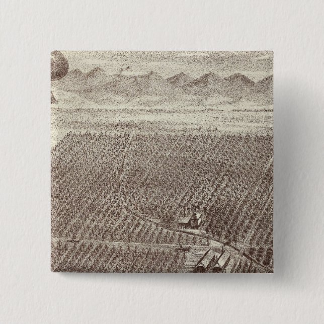 Chapin Fruit Ranch 15 Cm Square Badge (Front)