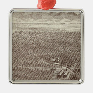 Chapin Fruit Ranch Metal Ornament