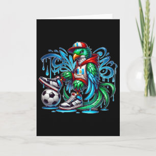 Chapin Guate Bird Guatemala Flag Urbyn Quetzal Lat Card