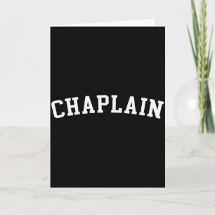 Chaplain card