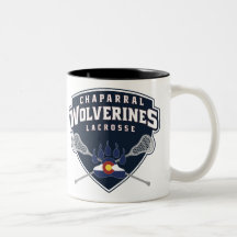 ChapLAX Wolverine Shield Two-Tone Mug