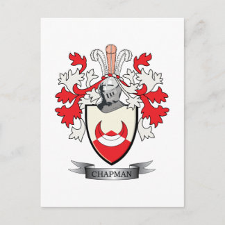 Chapman Coat of Arms Postcard
