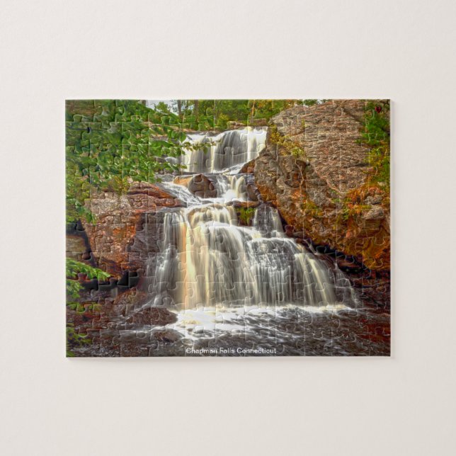Chapman Falls Connecticut Jigsaw Puzzle (Horizontal)