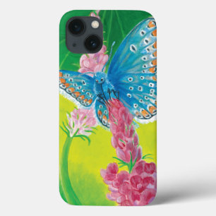Chapmans blue butterfly (Polyommatus thersites)   iPhone 13 Case