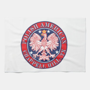Chappell Hill Texas Polish American Eagle Tea Towel