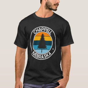 Chappell Nebraska NE USA City Pride Retro Sunset T-Shirt