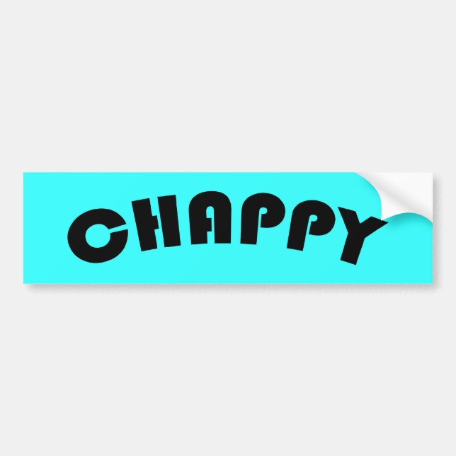 Chappy Bumper Sticker (Front)