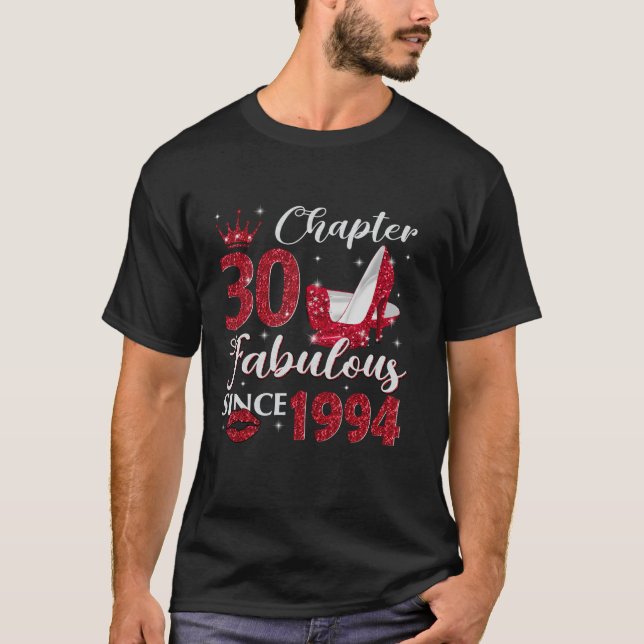 Chapter 30 Fabulous Since 1994 30Th Birthday Gift  T-Shirt (Front)