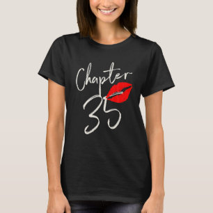 Chapter 35 EST 1987 35th Birthday Gifts For Women T-Shirt