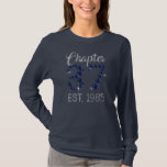 Chapter 37 Years EST 1985 37th Birthday  T-Shirt<br><div class="desc">Chapter 37 Years EST 1985 37th Birthday Gift. Perfect gift for your dad,  mom,  papa,  men,  women,  friend and family members on Thanksgiving Day,  Christmas Day,  Mothers Day,  Fathers Day,  4th of July,  1776 Independent day,  Veterans Day,  Halloween Day,  Patrick's Day</div>