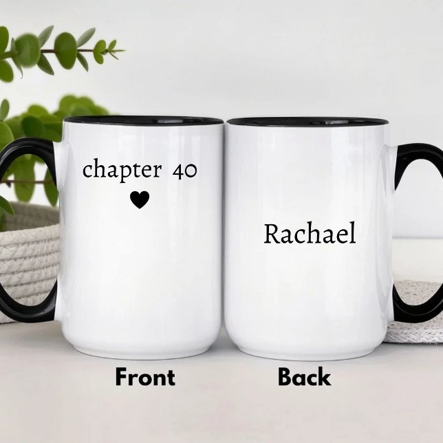 Chapter 40th Birthday Mug (Creator Uploaded)