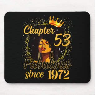 Chapter 53 Fabulous Since 1972 53rd Birthday Women Mouse Pad