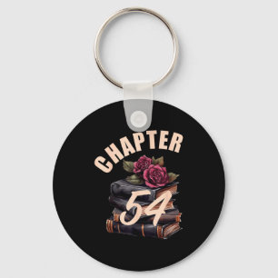 Chapter 54 54th Birthday Women Book Lovers Its My Key Ring