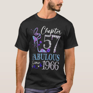Chapter 57 Fabulous Since 1966 57th Birthday Queen T-Shirt