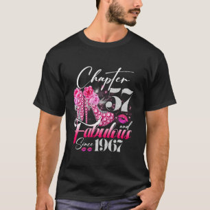 Chapter 57 Fabulous Since 1967 57th Birthday Queen T-Shirt