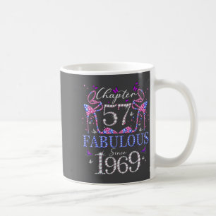 Chapter 57 Fabulous Since 1969 57th Birthday Women Coffee Mug