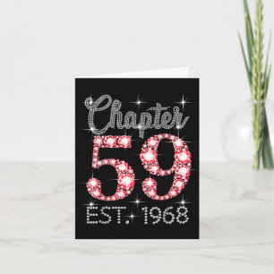Chapter 59 est 1968 happy 59th birthday girl men card