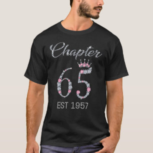 Chapter 65 EST 1957 65Th Birthday For Womens T-Shirt