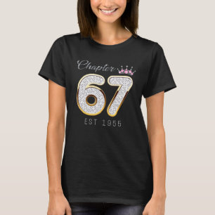 Chapter 67 Est 1955 67th Birthday Tee For Womens
