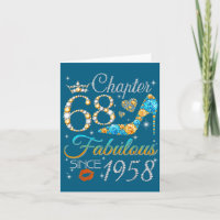 Chapter 68 Fabulous Since 1958 68th Birthday Women