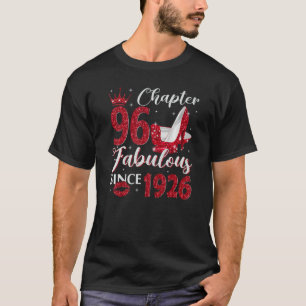 Chapter 96 Fabulous Since 1926 96th Birthday For T-Shirt