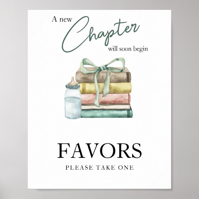 Chapter baby shower - Favours Poster (Front)