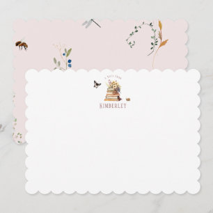 Chapter Book Wildflower Personalised Thank You Card