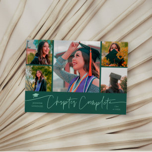 Chapter Complete Green Grad Multi Photo Announcement