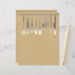 Chapter Divider Pages for Recipe Binders