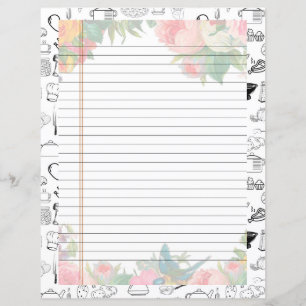 Chapter Divider Pages for Recipe Binders