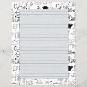 Chapter Divider Pages for Recipe Binders