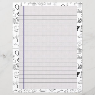 Chapter Divider Pages for Recipe Binders