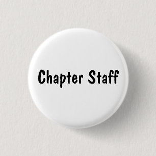 Chapter Staff 3 Cm Round Badge