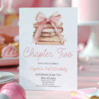 Chapter Two Pink Bow Storybook 2nd Birthday Party