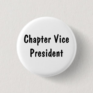 Chapter Vice President 3 Cm Round Badge