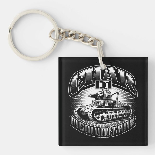 Char D1 Keychain Acrylic Keychain (Front)