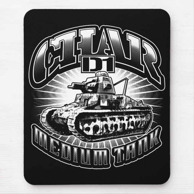 Char D1 Mouse Pad Mousepad (Front)