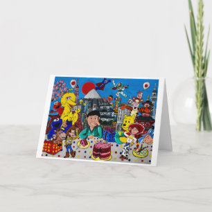 Character Birthday Party in Tokyo - Greeting Card