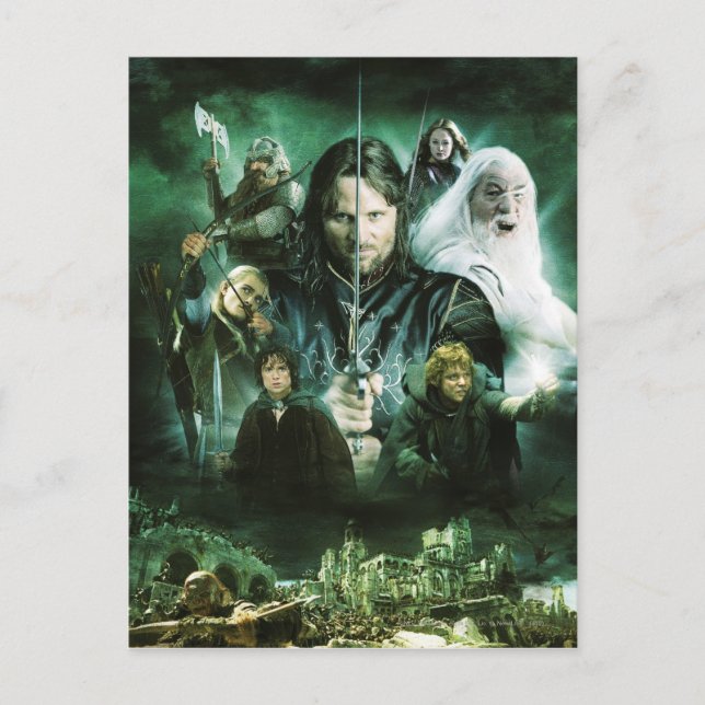 Character Collage Postcard (Front)