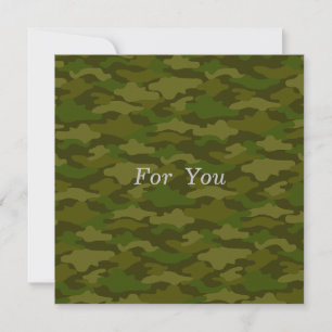 Character Custom Camouflage (Khaki) Card