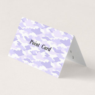 Character Custom Camouflage (Purple) Business Card