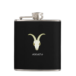 Character Custom GOAT Black Hip Flask