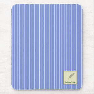 Character Custom Sustainable Life Blue Mouse Pad