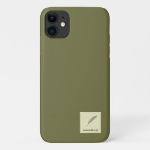 Character Custom Sustainable Life Green Case-Mate  iPhone 11 Case